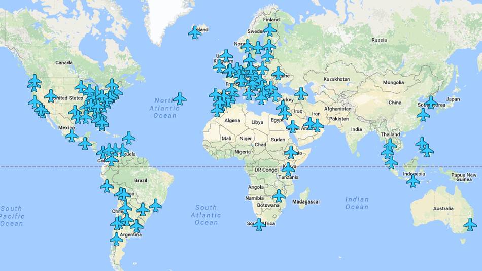 全世界各国机场的wifi密码图.但是……新西兰呢?